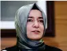  ?? AFP ?? DIPLOMATIC TENSION: Turkey’s minister Fatma Betul Sayan Kaya was expelled from Rotterdam. —