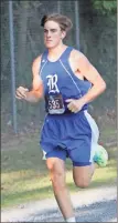  ?? Scott Herpst ?? Ringgold’s Kale Davis placed fifth for the Ringgold Tigers during last week’s six-school cross country meet in LaFayette.