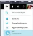  ??  ?? Si votre compte Outlook est associé à skype, il est possible de lancer des conversati­ons sans quitter Shift.