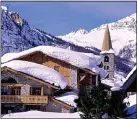  ??  ?? EXCLUSIVE: The Val d’Isere ski resort