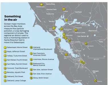  ?? John BLanchard / The ChronicLe ?? Source: Bay Area Air Quality Management District