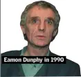  ??  ?? Eamon Dunphy in 1990