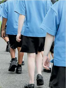  ??  ?? Uniforms can be a divisive topic at many schools around New Zealand.