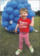  ?? FM3873115 ?? Theo Curtiss-Sperving, 23 months, at the balloon release