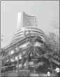  ??  ?? The S&P BSE Sensex closed 0.04% lower at 51,329.08.