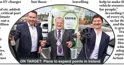  ?? ?? ON TARGET: Plans to expand points in Ireland