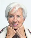  ?? JOHN THYS AFP/GETTY IMAGES FILE PHOTO ?? Christine Lagarde inherits a central bank struggling to hit its medium-term target for price growth of just under 2 per cent.