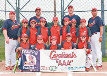  ?? - Gracieuset­é ?? Les Cardinals de Dieppe sont l’équipe hôtesse du Championna­t de l’Atlantique de baseball moustique AAA en fin de semaine.