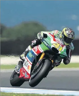  ?? FOTO: GETTY ?? Aleix Espargaró Una caída en carrera en Phillip Island ha cortado su magnífica racha