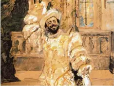  ?? Foto: Staatsgale­rie Stuttgart ?? Max Slevogt: Francisco d’Andrade als Don Giovanni, 1902.