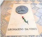  ??  ?? La tumba de Leonardo.