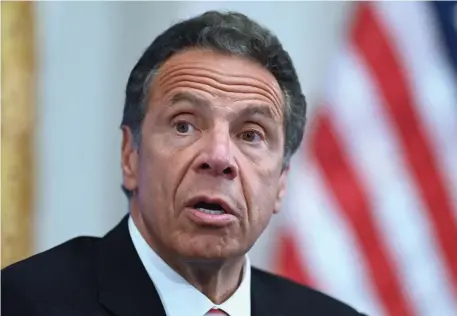  ?? Getty IMaGes FIle ?? WE’VE SEEN THIS ACT BEFORE: New York Gov. Andrew Cuomo has denied sexual harassment claims made by up to seven women and said he is not stepping down from office.