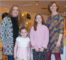  ?? Olivia O’Sullivan, Jodi O’Sullivan, Aoife Moriarty and Helen Moriarty, Lisselton, enjoying the dancing. ??