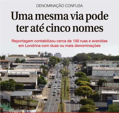  ??  ?? Winston Churchill: uma das principais vias da zona norte começa como Rio Branco e termina como Francisco Gabriel Arruda