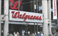 ?? MICHAEL DWYER/AP ?? THE ENTRANCE TO A WALGREENS Boston. is seen on Oct. 14, 2022 in