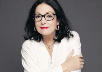  ?? KATE BARRY/THE CANADIAN PRESS ?? Singer Nana Mouskouri performs Saturday at the Jubilee Auditorium.