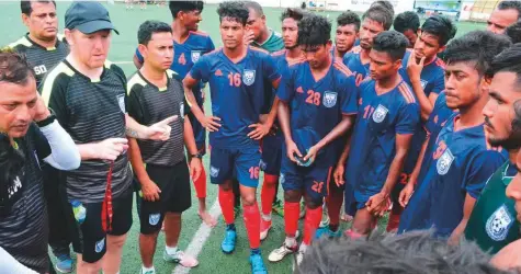  ?? Courtesy: Bangladesh federation Twitter ?? Bangladesh got out the group for the first time in eight previous attempts in Indonesia last week following up a 3-0 defeat to Uzbekistan with a 1-1 draw against Thailand and 1-0 win over Qatar
