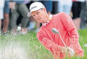  ?? Picture: AP. ?? Justin Rose: Slipped and jarred his knee.