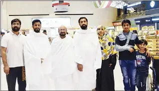  ?? Photos by Bassam Abu Shanab ?? Minister of Awqaf and Islamic Affairs and State Minister for Municipal Affairs Dr Mohammad Al-Jabri, through his Twitter feed, announced the departure of the first batch of Bedoun pilgrims to Makkah on Saturday to perform Hajj (pilgrimage).
According...