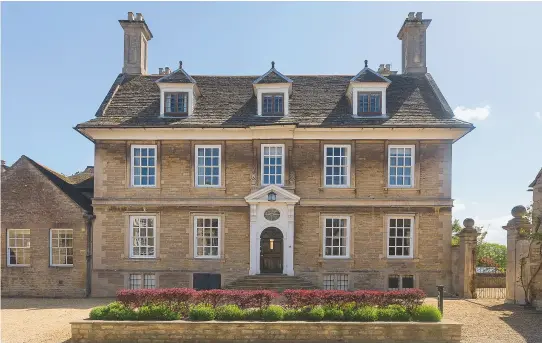  ??  ?? Fig 2: The street frontage of the house. The windows originally had stone mullions and transoms rather than sashes