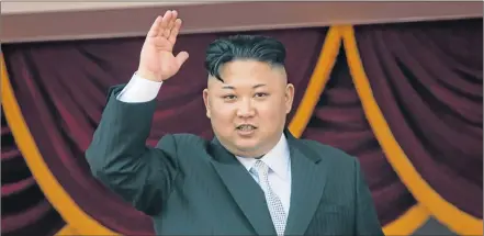  ??  ?? STANDING FIRM: Pyongyang’s official news agency says Chinese media’s criticism of North Korean leader Kim Jong-Un nuke tests as a ‘lame excuse’
