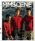  ??  ?? COVER: Paris, middle, on magazine MMSCENE