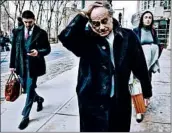  ?? JUSTIN LANE/EPA ?? Defense attorney Benjamin Brafman leaves court after Martin Shkreli was sentenced to seven years in prison.