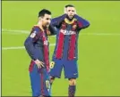  ?? FOTO: P. MORATA ?? El Barça encaja muchos goles