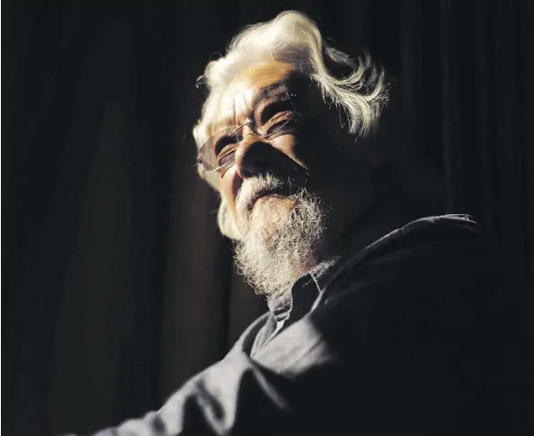  ?? THE CANADIAN PRESS ?? Environmen­talist David Suzuki is set to receive an honorary doctorate of science from U of A at its spring convocatio­n June 7.