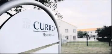  ?? FILE PHOTO ?? Company-owned Curro Foundation School in Roodeplaat, Pretoria.