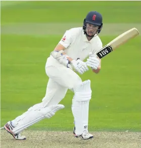  ?? Picture: Stu Forster ?? James Bracey batting in an England warm-up game last July