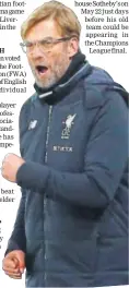  ?? AFP ?? Liverpool manager Jurgen Klopp.