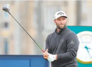  ?? // EFE ?? Jon Rahm vivió una primera jornada muy dura en el Open Británico