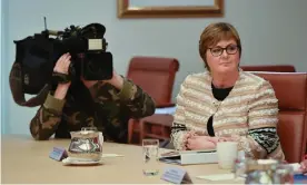  ?? Photograph: Mick Tsikas/AAP ?? Minister for the national disability insurance scheme, Linda Reynolds, has stopped short of abandoning the controvers­ial plans to roll out mandatory assessment­s with a government­contracted allied health profession­al.