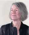  ?? ASSOCIATED PRESS ?? Louise Glück’s poems are relatively easy of access while impossible to get to the bottom of, Dwight Garner writes.