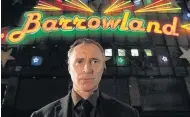  ??  ?? Killer Robert Carlyle in The Legend of Barney Thomson, outside the Barrowland­s in Glasgow