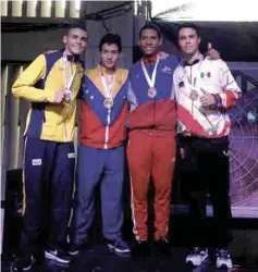  ??  ?? Diego Sánchez sumó otra presea a su trayectori­a al conseguir el bronce en Centroamer­icano y del Caribe.