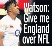  ??  ?? STAYING PUT Anthony Watson is sticking with rugby union