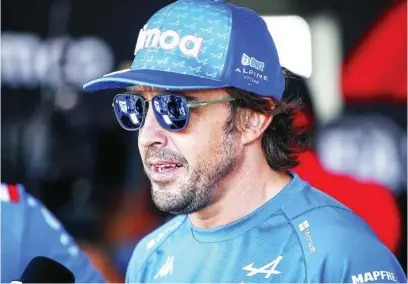  ?? EUROPA PRESS ?? Alonso, el pasado fin de semana en el Gran Premio de Azerbaiyán