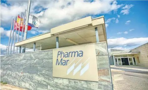  ?? GETTY IMAGES ?? Entrada principal de la sede de Pharmamar, situada en Colmenar Viejo (Madrid).