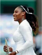  ??  ?? Serena Williams has vaulted 153 places to No 28 in the rankings.