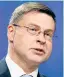  ??  ?? Exekutiv-Vize V. Dombrovski­s, Wirtschaft, Soziales.