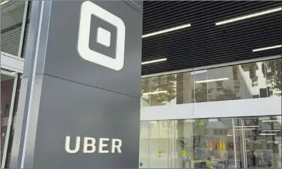  ?? Eric Risberg ?? The Associated Press Uber said Monday it is pledging $5 million over the next five years to seven organizati­ons that work to prevent sexual assaults.