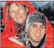  ??  ?? SWISS HOLIDAY: Clyde Byrns and his mother, Thereasa van Wyk, in Switzerlan­d