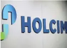  ?? /Reuters ?? Floatation: Swiss cement materials group Holcim says it will be spinning off its North American operations in a New Yorklisted firm.
