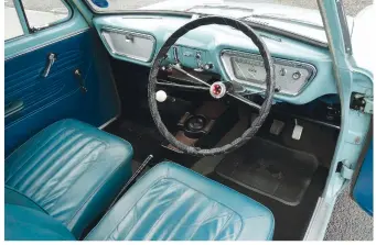  ??  ?? The 105E Anglia was one of the first small Fords to have electrical­ly operated wipers..
