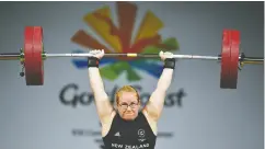  ?? DAN MULLAN / GETTY IMAGES ?? Weightlift­er Tracey Lambrechs says it isn’t fair that genetic females have to compete against a transgende­r woman for a spot on New Zealand’s Olympic team.