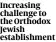  ?? ?? Increasing challenge to the Orthodox Jewish establishm­ent