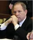  ??  ?? Harvey Weinstein in court in New York yesterday