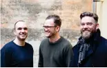  ??  ?? Flashbulb Games’ founding group: (from left) Ole Teglbjærg, Mikkel Thorsted, and Rune Dittmer